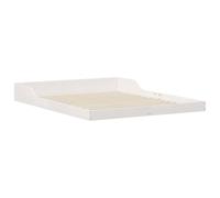 vidaXL Cama de Plataforma Moderna de Madera de Pino sólido de Blanca, 160 x 200 cm. No Necesita somier, Tiene un diseño Elegante y una Estructura Robusta. Ideal para el Interior, Funciona con Varios