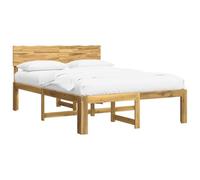 vidaXL Cama Doble con cabecero Rostock Blanco 140 x 200 cm