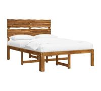vidaXL Cama Doble con cabecero Rostock Natural 120 x 190 cm