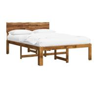 vidaXL Cama Doble con cabecero Rostock Natural 152 x 203 cm