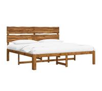 vidaXL Cama Doble con cabecero Rostock Natural 180 x 200 cm
