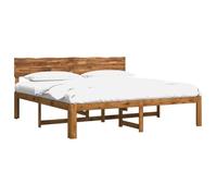 vidaXL Cama Doble con cabecero Rostock Natural 200 x 200 cm
