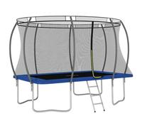 vidaXL Cama Elástica Rectangular Diversión Trampolín Juegos al Aire Libre Jardín Terraza Exterior Colchón de Saltar Deporte 150 kg 335x244x90 cm