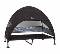 vidaXL Cama Elevada para Perros Negro 127 x 81 x 108 cm Tela y acero