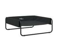 vidaXL Cama elevada para Perros Tela Oxford y Acero Gris Antracita