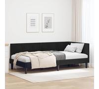vidaXL Cama Esquinera con Cabecera Moderna de Terciopelo para un Dormitorio Minimalista y Chic