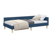 vidaXL Cama Esquinera de Poliéster, Diseño Contemporáneo, Cabecera Ajustable, Transpirable, Estructura Interna para un Dormitorio Moderno y Elegante