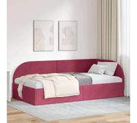 vidaXL Cama Esquinera Moderna de Terciopelo para el Dormitorio, Cabecero de Pared Elegante y Lujoso