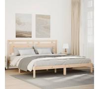 vidaXL Cama extralarga sin colchón Madera Maciza 180x210 cm, Marco de Cama, Muebles de Dormitorio, somier, Marcos de Cama, Cama, somier, Cama Doble