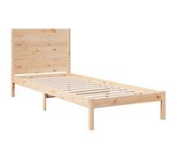 vidaXL Cama extralarga sin colchón madera maciza 90x210 cm