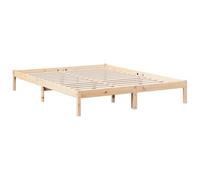 vidaXL Cama extralarga sin colchón Madera Maciza de Pino 140x220 cm