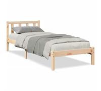 vidaXL Cama extralarga sin colchón Madera Maciza de Pino 90x220 cm, Mueble para Dormitorio, Camas, somier, Cama, Base de Cama, Cama Individual