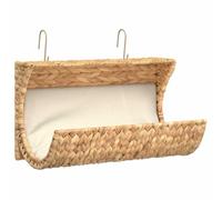 Cama para gato con cojín de jacinto de agua 37x20x20 cm