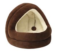 Vidaxl cama para gatos color marrón y crema 40x40x35 cm