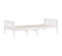 Cama Para Niños Sin Colchón Madera Maciza Pino Blanca 90x190 Cm Vidaxl