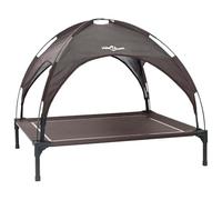 vidaXL Cama para Perro 104 x 86 x 84,5 cm Acero Marrón | Mantiene el aire en movimiento con tejido de poliéster que es ideal para mascotas,