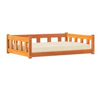 vidaXL Cama para Perro con Almacenamiento Marrón Cera 100 x 70 x 28 cm, Cama para Perros en Sala, sofá Rectangular, Mueble Duradero, área cómoda para Descansar en casa