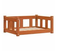 vidaXL Cama para Perro Marrón Cera 65,5 x 50,5 x 28 cm, Diseño arquitectónico, Rectangular, Conceptos y estructuras Modernas en la planificación del Paisaje Urbano para Espacios innovadores