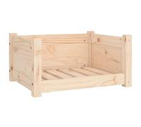 vidaXL Cama para perros y gatos Madera maciza de pino 55,5x45,5x28 cm
