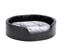 VidaXL Cama Color Negro y Gris Con Cojín para perros y gatos