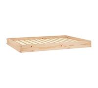 vidaXL Cama para Perros Madera Maciza de Pino 101,5x74x9 cm Mascotas Gatos