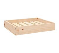 vidaXL Cama para Perros Madera Maciza de Pino 51,5x44x9 cm Mascotas Gatos