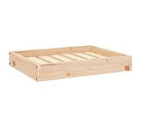 vidaXL Cama para Perros Madera Maciza de Pino 61,5x49x9 cm Mascotas Gatos