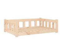 vidaXL Cama para Perros Madera Maciza de Pino 95,5x65,5x28 cm, sofá para Perros, Cama para Cachorros, Cama de Perros, sofá para Mascotas, sofá Cama