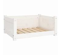 vidaXL Cama para Perros Madera Maciza de Pino Blanco Sofá Mascotas Cachorros