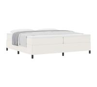 vidaXL Marco de Cama Plataforma Moderna Crema 200 x cm Madera Natural Duradera Montaje Fácil Soporte para Colchón Madera para Adultos Muebles de Dormitorio Elegantes