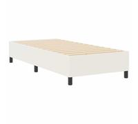 vidaXL Marco de Cama Minimalista en Crema | Uso Interior Madera Elaborada Montaje Fácil Diseño Moderno de Dormitorio Soporte de Listones Fijos Muebles Compactos Color Estiloso