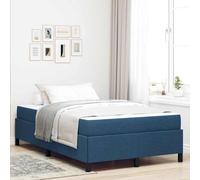 vidaXL Cama Tipo Box Spring Gris Claro, Negro 120 x 200 cm