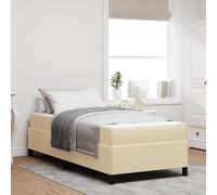 vidaXL Cama Tipo Box Spring Topacio, Negro 90 x 190 cm