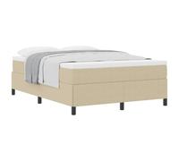 vidaXL Cama Tipo Box Spring Verde grisáceo 160 x 200 cm Tela de Pana, Cama contemporánea con Base Rectangular, Estructura de Madera, Soporte cómodo, Estilo Minimalista