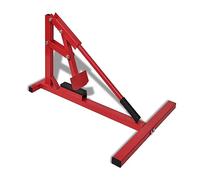 vidaXL Desmontadora de Motocicleta Profesional Rojo Soporte Motos Rueda Carga