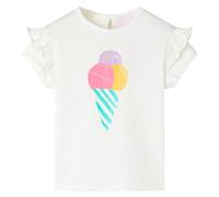 vidaXL Camiseta de niños color crudo 116