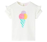 vidaXL Camiseta de niños color crudo 116