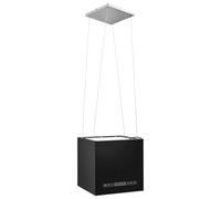 vidaXL Campana Extractora Colgante Táctil LCD Techo Cocina Recirculación Interna Filtro de Carbón Evacuación Pantalla Acero Recubierto