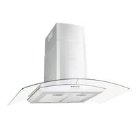 vidaXL Campana extractora de pared 90 cm acero inoxidable 756 m³/h LED
