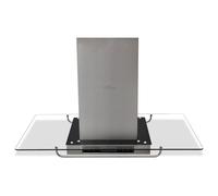 vidaXL Campana extractora para cocina isla con pantalla LCD