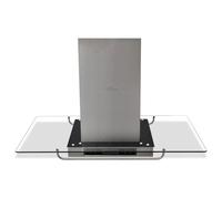 vidaXL Campana extractora para cocina isla con pantalla LCD