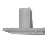 vidaXL Campana extractora plana acero inoxidable 900 mm
