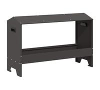 vidaXL Canalón de alimentación para Pollos Negro 81 x 32 x 53,5 cm, Guía introductoria, Consejos para Principiantes, navegando lo básico de la Cocina y la alimentación Saludable para Mejorar Las RECE