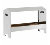 vidaXL Canalón de alimentación para Pollos Plateado 81 x 32 x 53,5 cm, Guía introductoria, Consejos para Principiantes, navegando lo básico de la Cocina y la alimentación Saludable para Mejorar Las r