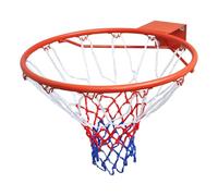 vidaXL Aro de Baloncesto con Red de Acero Naranja 45 cm Canasta de Basket