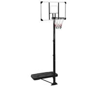 vidaXL Canasta de Baloncesto Soporte Ejercicio Juego Altura Regulable Portátil Habitación Interior Exterior Policarbonato Transparente 256-361 cm