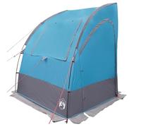 vidaXL Carpa Camping Azul para Tus Aventuras al Aire Libre | Impermeable, Resistente al Viento, espaciosa 194 x 180 x 210 cm, fácil de Montar con 11 Anclajes, diseño Transpirable, Comodidad, pabelló