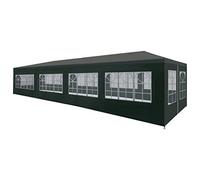 vidaXL Carpa Celebraciones 3x12 Verde Toldo Marquesina Cenador Tienda Cubierta
