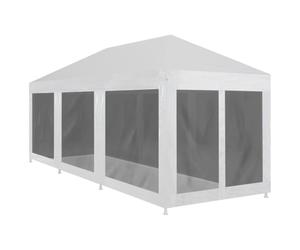 vidaXL Carpa Celebraciones con 8 Paredes 9x3 m Toldo Marquesina Cenador Tienda