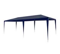 vidaXL Carpa Celebraciones PE Azul 3x6 m Pabellones Cenadores Jardín Exterior